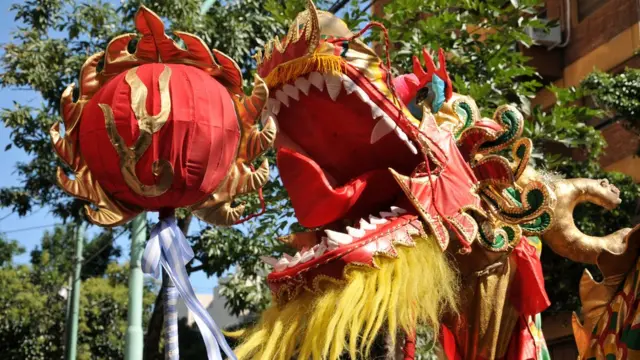 Dragón chino en Buenos Aires