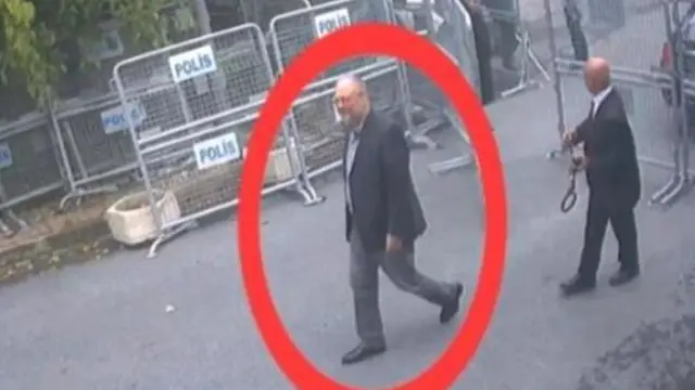 সৌদি কনস্যুলেটে ঢুকছেন মি. খাসোগজি