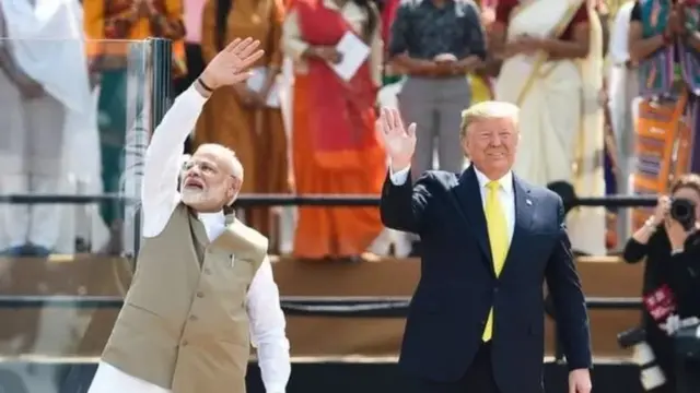 இந்திய பிரதமர் - அமெரிக்க முன்னாள் அதிபருடன்