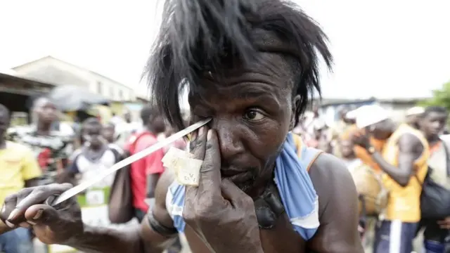 अफ्रीकी समारोह की तस्वीर