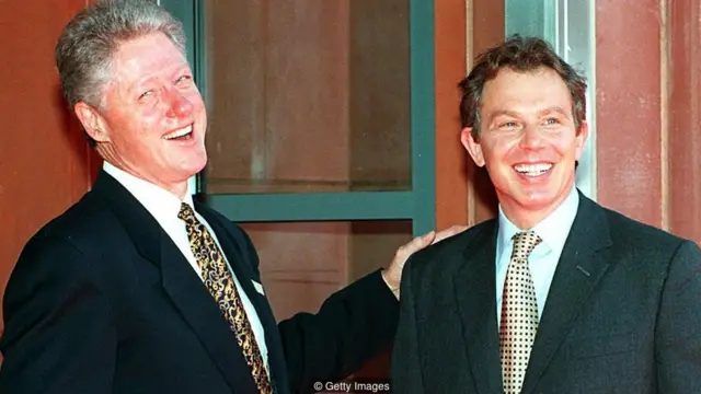 Bill Clinton dan Tony Blair