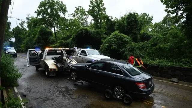 Покинутий автомобіль у Вашингтоні
