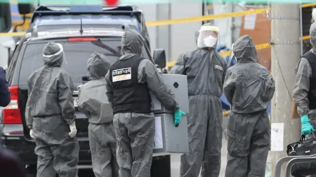 Дезинфекция корейской церкви