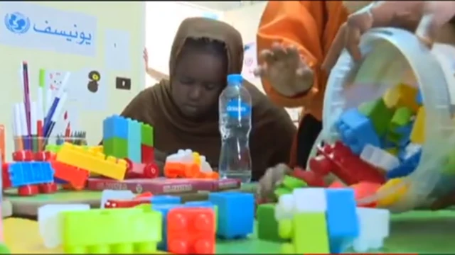 في غرفة يونيسف.