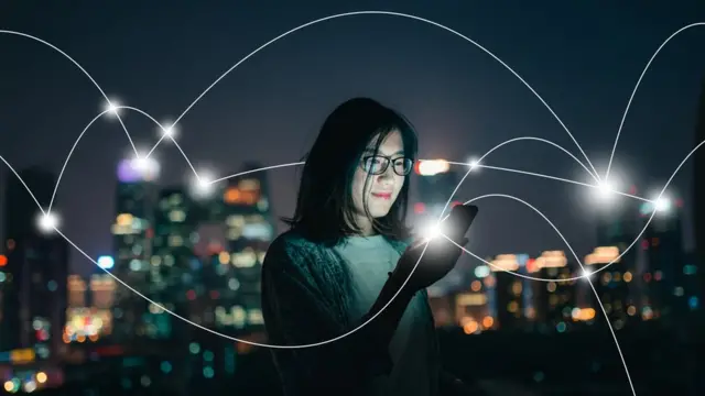 Peer to peer connection.