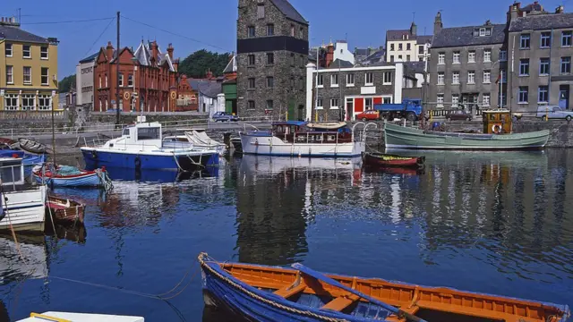 Гавань в столице острова Дугласе