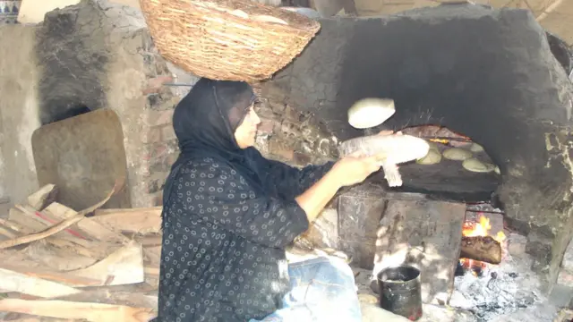 Panadera en El Cairo, Egipto