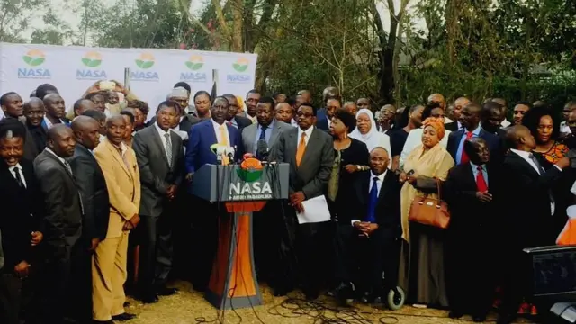 Abo mu runani rutavuga rumwe na leta ya Kenya, NASA, bakikuje uwubarongoye, Raila Odinga