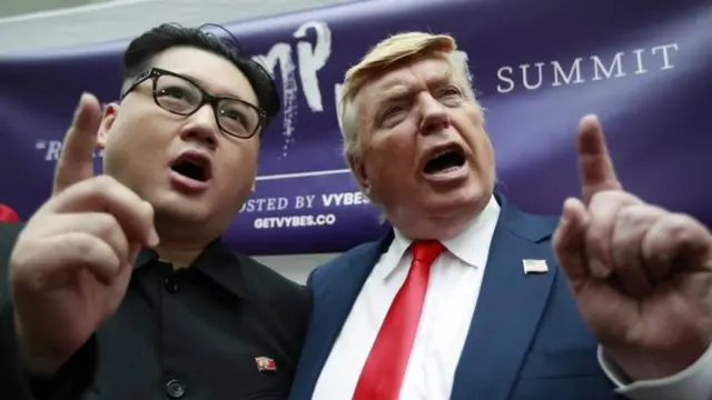 किम जोंग-उन और डोनल्ड ट्रंप