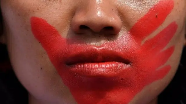 Ilustrasi kampanye anti-kekerasan seksual.