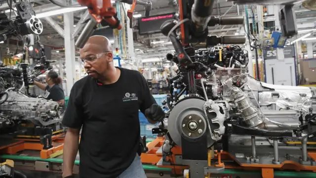 美国的一个汽车工厂