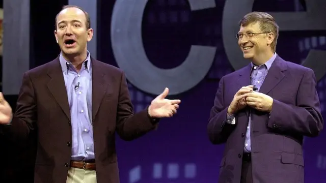 பில்கேட்ஸ் உடன் ஜெஃப் பெஸொஸ்