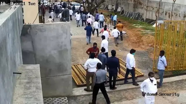 టీడీపీ ఆఫీసీ సీసీటీవీ స్క్రీన్ గ్రాబ్