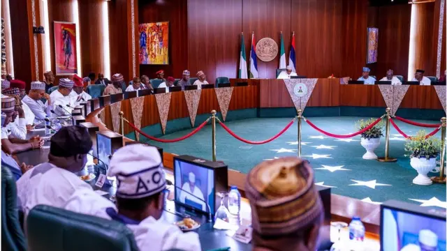 Aarẹ Buhari atawọn gomina ipinlẹ kan