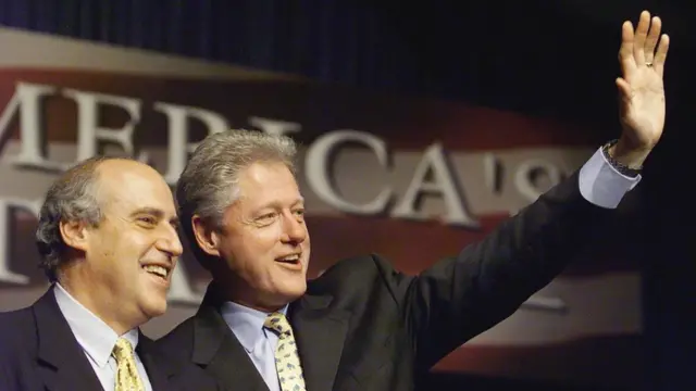Dan Glickman y Bill Clinton