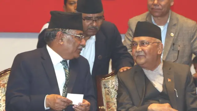 ओली र प्रचण्ड