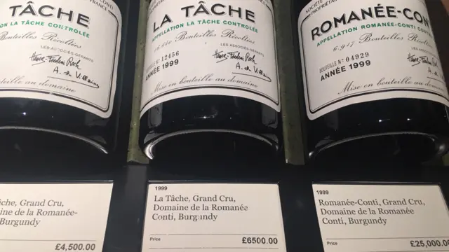 Botellas de vino