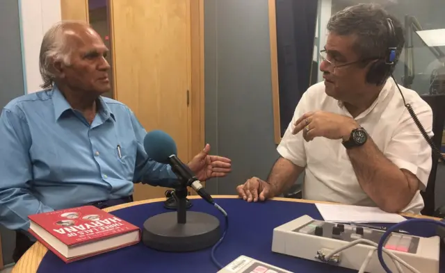 राम वर्मा के साथ रेहान फ़ज़ल