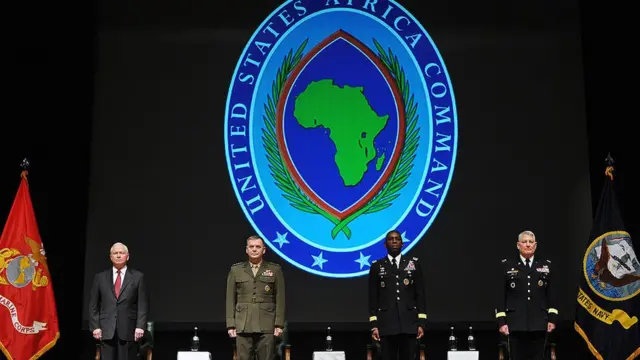 Di first generals wey start Africom for 2007