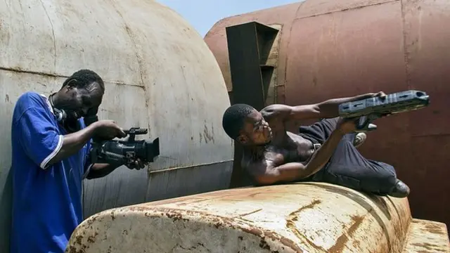 Behind di scenes for movie location