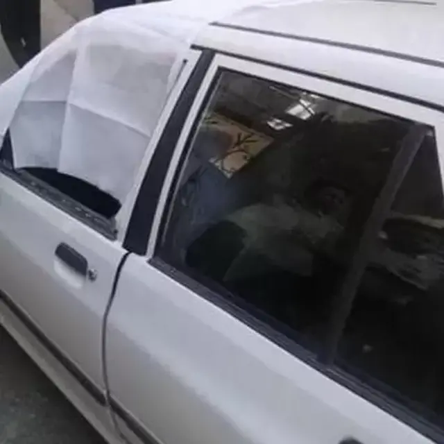 گفته می‌شود حسن صیاد خدایی در این خودرو نزدیک خانه‌اش هدف قرار گرفته است