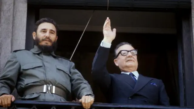 Fidel Castro y Salvador Allende