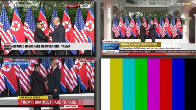 నాలుగు దేశాల్లో టీవీ ప్రసారాలు