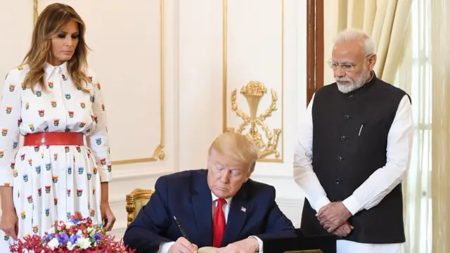 ट्रंप के इस दौरे पर ट्रेड डील तो नहीं हुई, लेकिन भारी-भरकम डिफेंस डील ज़रूर फाइनल हुई.