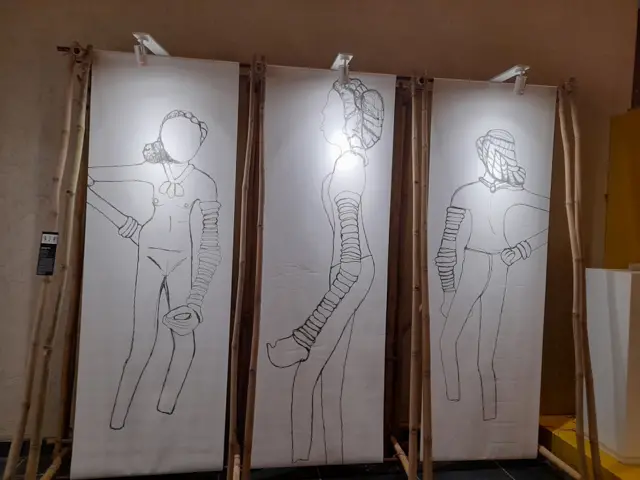 मोहनजोदड़ो से मिली नृत्यरत महिलाओं के स्केच