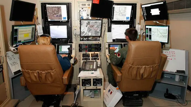 Операторы беспилотников на авиабазе Creech