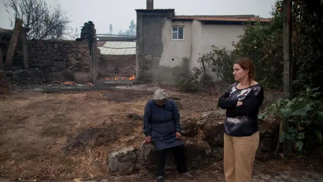 В октябре 2017 года от огня лесных пожаров в Португалии погибло более 30 человек