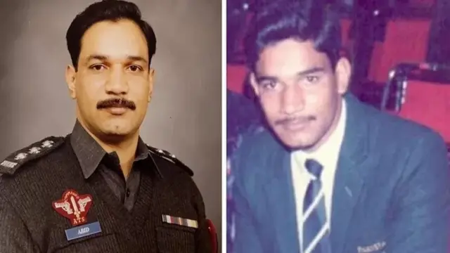 عابد باکسر کی لڑکپن اور پولیس سروس کے دوران لی گئی تصاویر