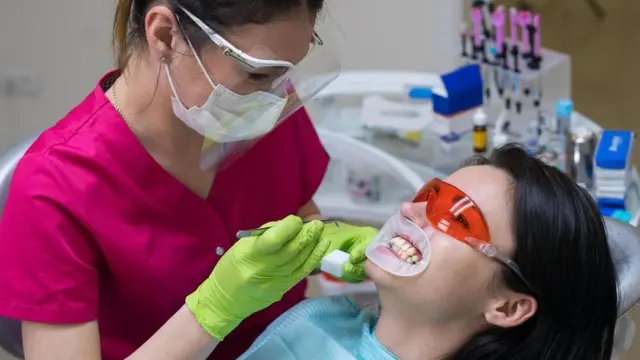 Paciente no dentista