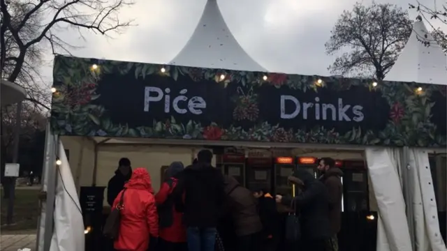 Koncert klasične muzike na platou ispred Narodne Skupštine, Beograd, 1.1.2019.