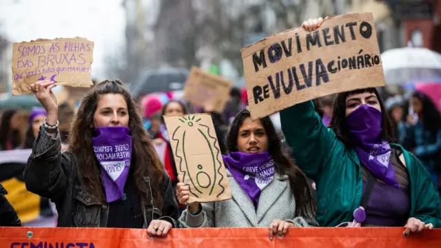 Protestas en el Día de la Mujer.