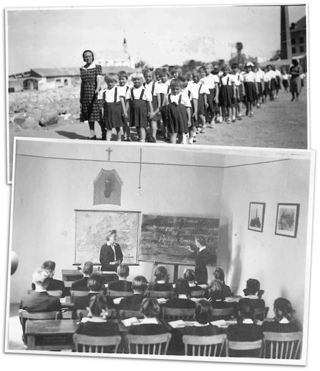 La escuela en Santa Rosa