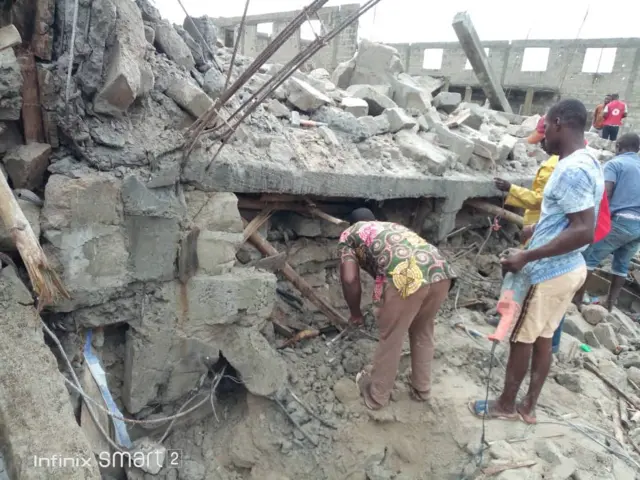 Di building wey collapse