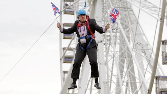2012年倫敦奧運會把約翰遜推到了全世界的聚光燈下