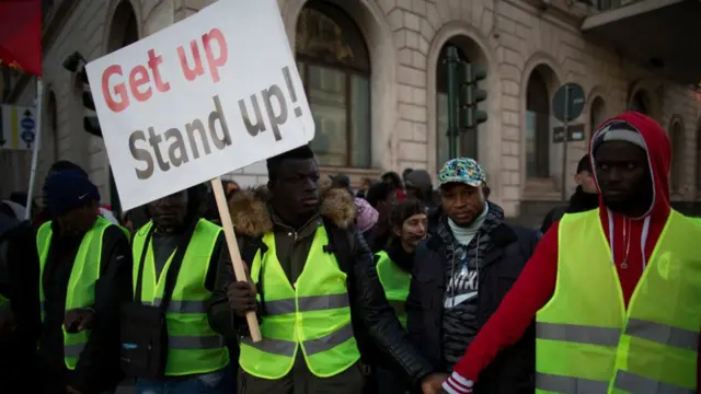 ਇਟਲੀ ਵਿੱਚ ਨਵੇਂ ਨਸਲਵਾਦੀ ਇਮੀਗ੍ਰੇਸ਼ਨ ਬਿਲ ਖਿਲਾਫ ਪ੍ਰਦਰਸ਼ਨ