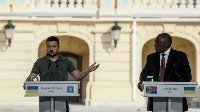 Zelensky et Ramaphosa