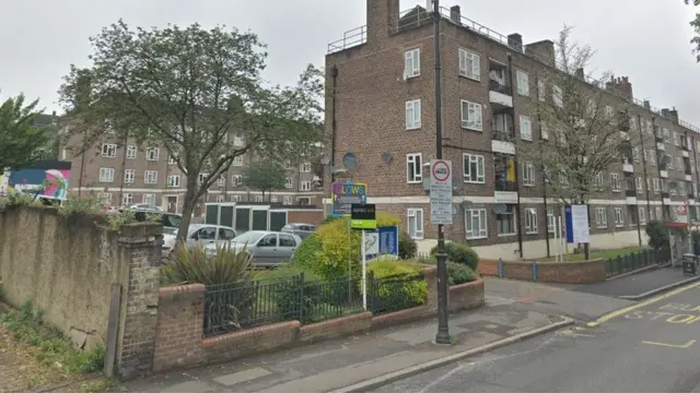 Greenleaf Close (as seen from Tulse Hill)
