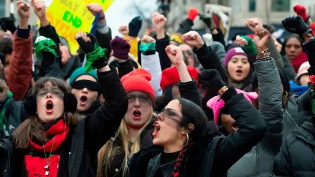 Mujeres protestas