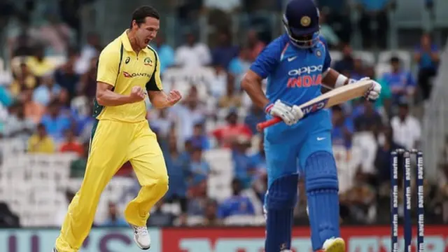 नाथन-कुल्टर नाइल ने अजिंक्य रहाणे को आउट किया