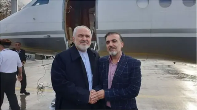 مسعود سلیمانی، جواد ظریف