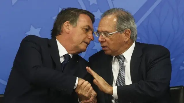 Jair Bolsonaro e Paulo Guedes