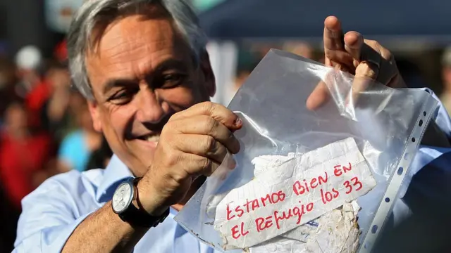 El gobierno de Piñera se recuerda, entre otras cosas, por el rescate a 33 mineros que quedaron atrapados en una mina.