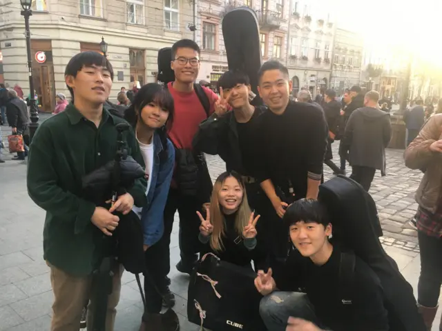 Вуличні музиканти у Львові