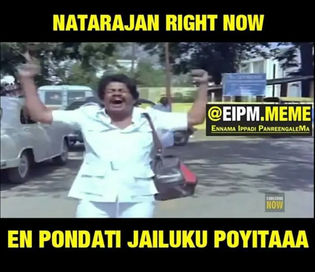 சமூக ஊடகங்களில் வலம் வரும் மீம்கள்