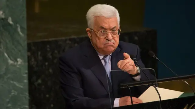 फ़लस्तीनी नेता महमूद अब्बास