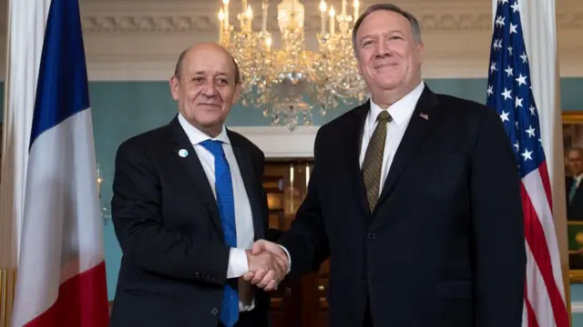 پومپئو و لودریان